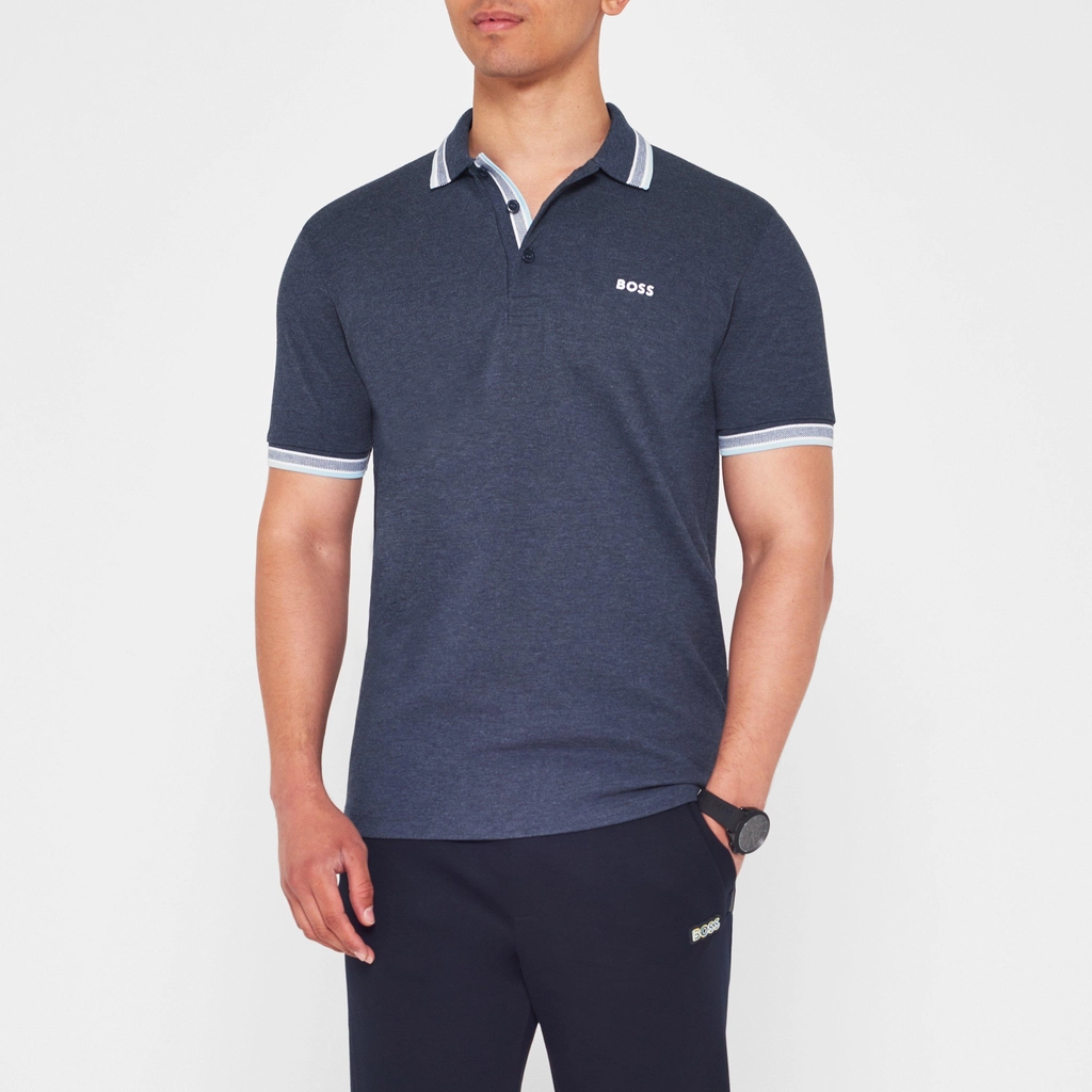 Hugo Boss Paddy Polo Shirt - Navy Marl 403